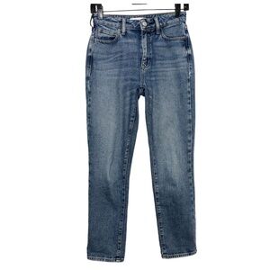 PacSun Mom Jean High Rise Tapered Leg Medium Wash Jeans Blue Size 24 Denim